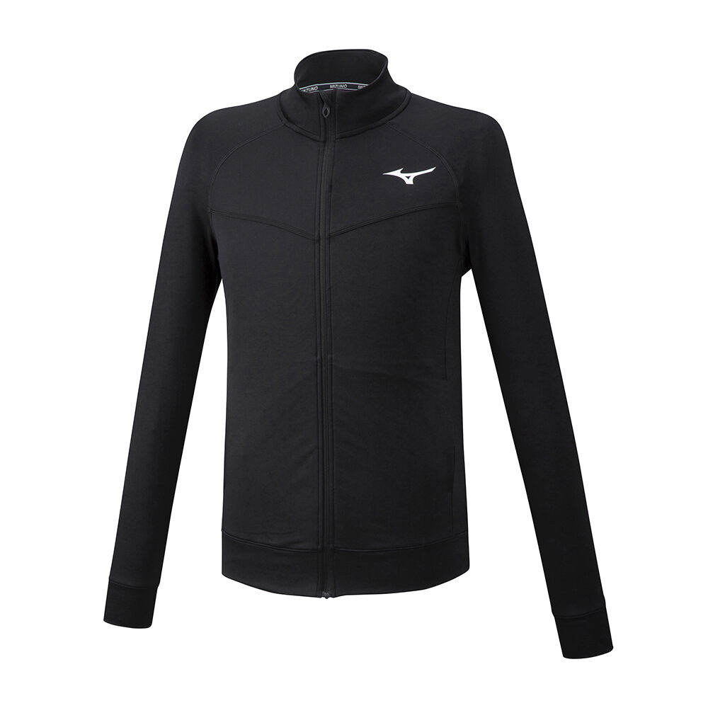 Mizuno Férfi Jacke Fekete QNF205196